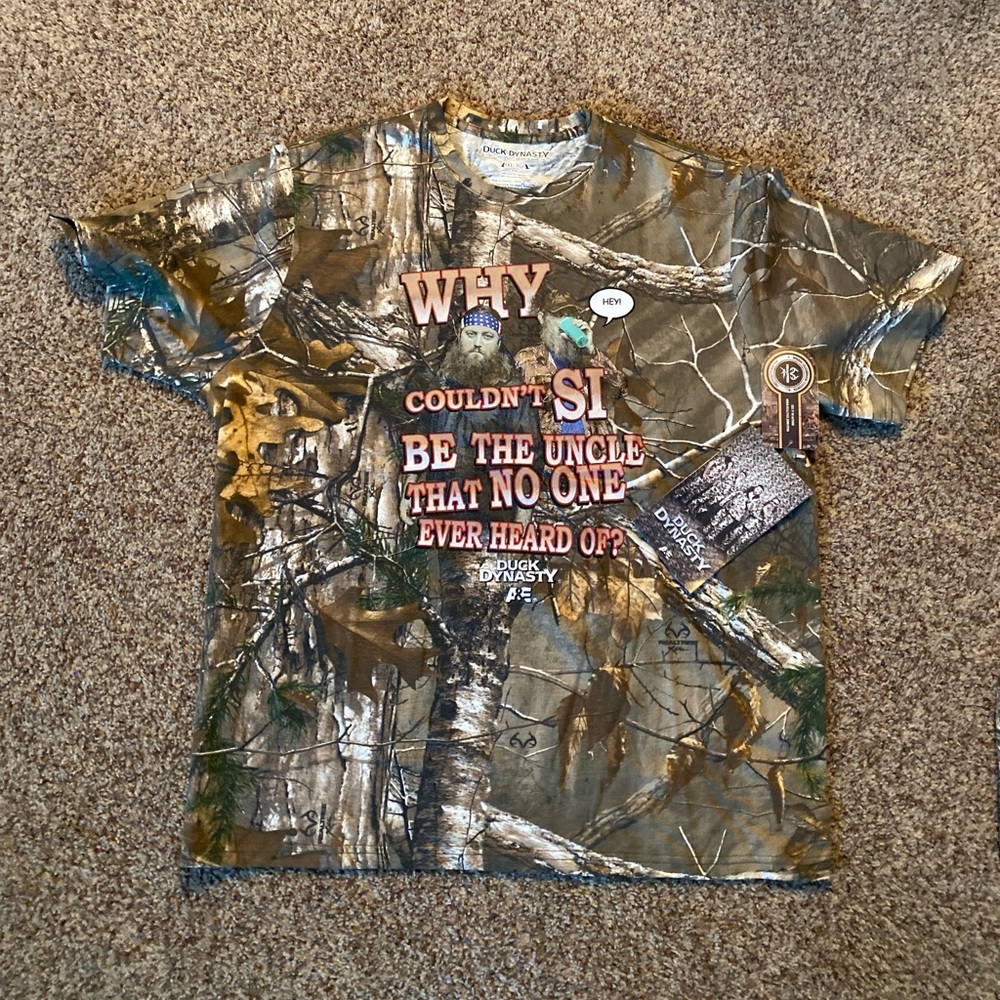NWT 2013 Realtree Duck Dinasty Camo Shirt